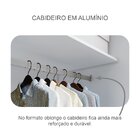Guarda Roupa Solteiro Mdf Com Espelho 2 Portas 3 Gavetas Toro