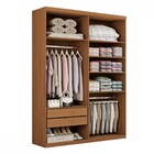 Guarda-roupa Solteiro Melbourne 4 Portas 2 Gavetas 100% Mdf A
