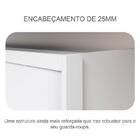 Guarda Roupa Solteiro Moderni 100 Mdf 4 Portas 3 Gavetas Novo