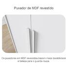Guarda Roupa Solteiro Moderni 100 Mdf 4 Portas 3 Gavetas Novo