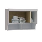 Guarda Roupa Solteiro Modulado 4 Peças Infinity Branco Line/p