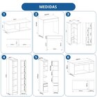 Guarda-roupa Solteiro Modulado 6 Peças Infinity Cedro|blush