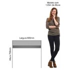 Guarda Roupa Solteiro Modulado 6 Peças Infinity Macadâmia/pis