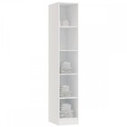 Guarda-roupa Solteiro Modulado Requinte 1 Porta 4 Prateleiras