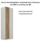 Guarda-roupa Solteiro Modulado Seletto 1 Porta Areia/jequitib