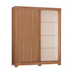 Guarda-roupa Solteiro Montana 2 Portas 2 Gavetas Ripado 3d Ca