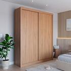 Guarda-roupa Solteiro Montclair Flex 2 Pt 4 Gv Off White E Ca