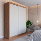 Guarda-roupa Solteiro Montclair Flex 2 Pt 4 Gv Off White E Ca