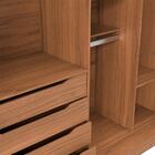 Guarda-roupa Solteiro Montclair Flex 2 Pt 4 Gv Off White E Ca