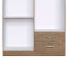 Guarda-roupa Solteiro Moscou 4 Portas 2 Gavetas Brunne - Geni