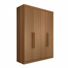 Guarda-roupa Solteiro Mykonos 4 Portas 2 Gavetas Cinamomo - P