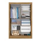 Guarda Roupa Solteiro Nanda 2 Pts Boreal/branco - Moveis Arap