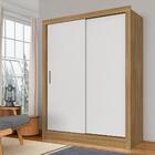 Guarda Roupa Solteiro Nanda 2 Pts Boreal/branco - Moveis Arap