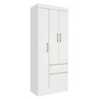 Guarda Roupa Solteiro Oregon 3 Portas 2 Gavetas Tcil Moveis B