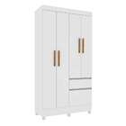 Guarda-roupa Solteiro Oregon Ii 4 Pt 2 Gv Neve