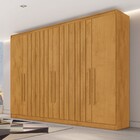 Guarda-roupa Solteiro Oxford 6 Portas 4 Gavetas Ripado 100% M