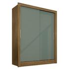 Guarda Roupa Solteiro Paloma 2 Portas Boreal/menta - Moveis A