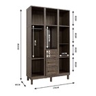 Guarda-roupa Solteiro Pará 7 Portas 3 Gavetas 4 Prateleiras C