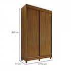 Guarda-roupa Solteiro Paris 2 Portas De Correr 2 Gavetas Rove