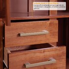 Guarda-roupa Solteiro Paris 8 Portas 3 Gavetas Com Espelho Ma