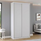 Guarda-roupa Solteiro Pequim 2 Portas 3 Gavetas 100% Mdf Bran