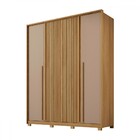 Guarda-roupa Solteiro Pietrus 4 Portas 3 Gavetas Ripado Burit