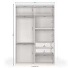 Guarda-roupa Solteiro Polaris Com Espelho 2pt 2gv Branco