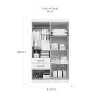 Guarda-roupa Solteiro Porto 5 Pt 2 Gv Branco