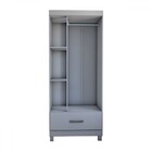 Guarda-roupa Solteiro Poseidon 3 Portas 1 Gaveta Branco - Pan