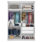 Guarda Roupa Solteiro Premium Bella 138cm Com Espelho 2 Porta