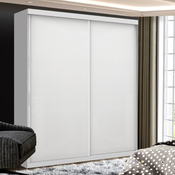 Guarda Roupa Solteiro Premium Luna 138cm 2 Portas 2 Gavetas E