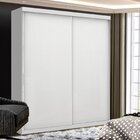 Guarda Roupa Solteiro Premium Luna 138cm 2 Portas 2 Gavetas E