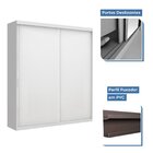 Guarda Roupa Solteiro Premium Luna 138cm 2 Portas 2 Gavetas E