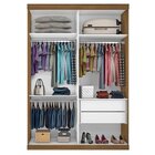 Guarda Roupa Solteiro Premium Mia 138cm Com Espelho 2 Portas