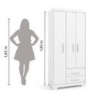Guarda-roupa Solteiro Primacy 3 Pt 2 Gv Branco