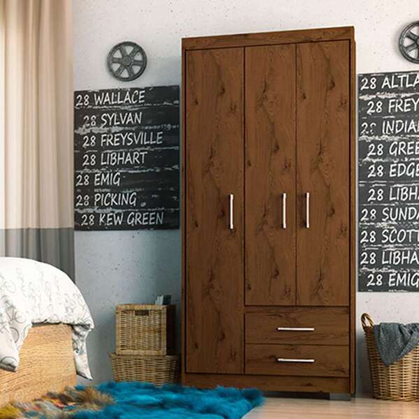 Guarda-roupa Solteiro Primacy 3 Pt 2 Gv Capuccino