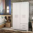 Guarda-roupa Solteiro Primacy 4 Pt 2 Gv Branco