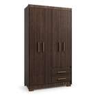 Guarda-roupa Solteiro Primacy 4 Pt 2 Gv Capuccino Wood