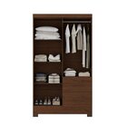 Guarda Roupa Solteiro Primordial Max 4 Portas De Bater 2 Gave