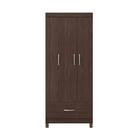 Guarda-roupa Solteiro Prince 3 Portas 1 Gaveta Café Touch - D