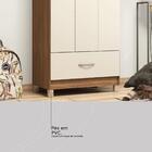 Guarda Roupa Solteiro Prince 3 Portas E 1 Gaveta - Demóbile