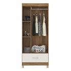 Guarda Roupa Solteiro Prince 3 Portas E 1 Gaveta - Demóbile