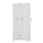 Guarda-roupa Solteiro Prince  3 Portas 1 Gaveta Demóbile