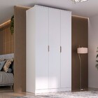 Guarda-roupa Solteiro Ravi  3 Portas 2 Gavetas 100% Mdf Branc