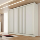 Guarda Roupa Solteiro Ripado 2 Portas  - Galati  Made Marcs