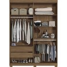 Guarda Roupa Solteiro Ripado 4 Portas 2 Gavetas Antony Com Es