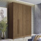 Guarda Roupa Solteiro Ripado 4 Portas 2 Gavetas Antony Com Pé