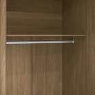 Guarda Roupa Solteiro Ripado 4 Portas 2 Gavetas Antony Com Pé