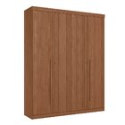 Guarda Roupa Solteiro Ripado 4 Portas 2 Gavetas Antony Jatobá