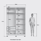 Guarda Roupa Solteiro Ripado 4 Portas Com Pés Flórida Faimec